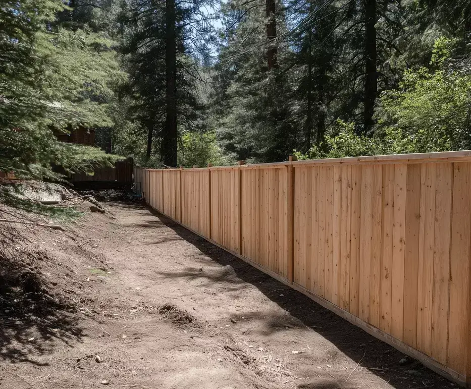 Timber Fence on an outdoor area in Caloundra